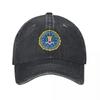 Винтажные Бейсболки с Логотипом Swat F-FBI Мужские Женские Выцветший Деним Стирка Солнцезащитный Кепка Для Улицы Все Сезоны Подарок для Путешествий Кепки Шляпа