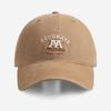 Fithatunme Trendy Soft Top Baseball Cap Men's and Women's Embroidered Letter Large Brim Casual Shade Cap