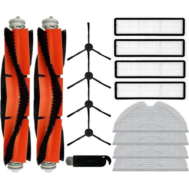 Совместимо для Mova Haoxuan600 Z500 Робот-пылесос Запчасти Аксессуары ... Ролик Основной ... Боковая щетка ... Фильтр ... Тряпка для швабры (цвет :