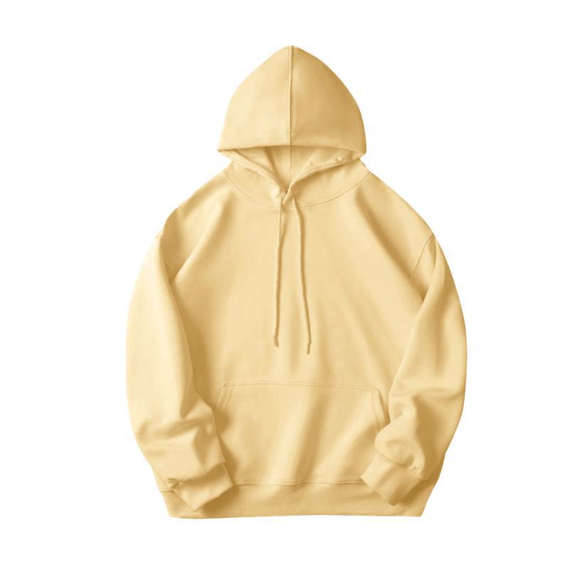 Women's Thick Hooded Pullover Sweatshirt - Loose, Drop Shoulder, Cute & Versatile College Style for Autumn 2024 Arrival