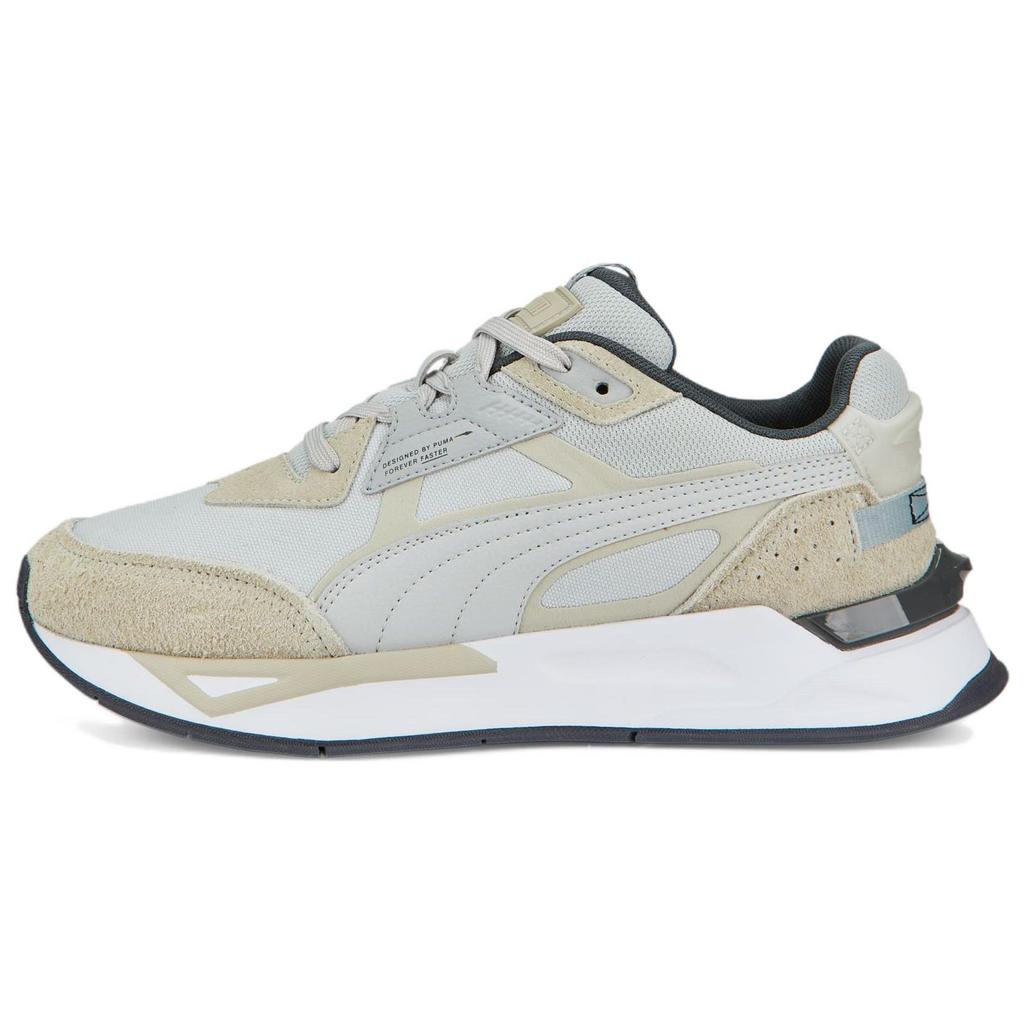 Puma Mirage Sport Hacked Safari Fabric Leather Comfortable Sports Low-Top Lifestyle Shoes Unisex Sneaker Yellow Gray 386624-03