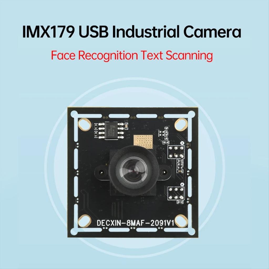 Новый модуль HD-камеры IMX179 8 МП 2025 года, фиксированный фокус, широкоугольный, с распознаванием лиц/сканированием документов, USB-камера для машинного зрения