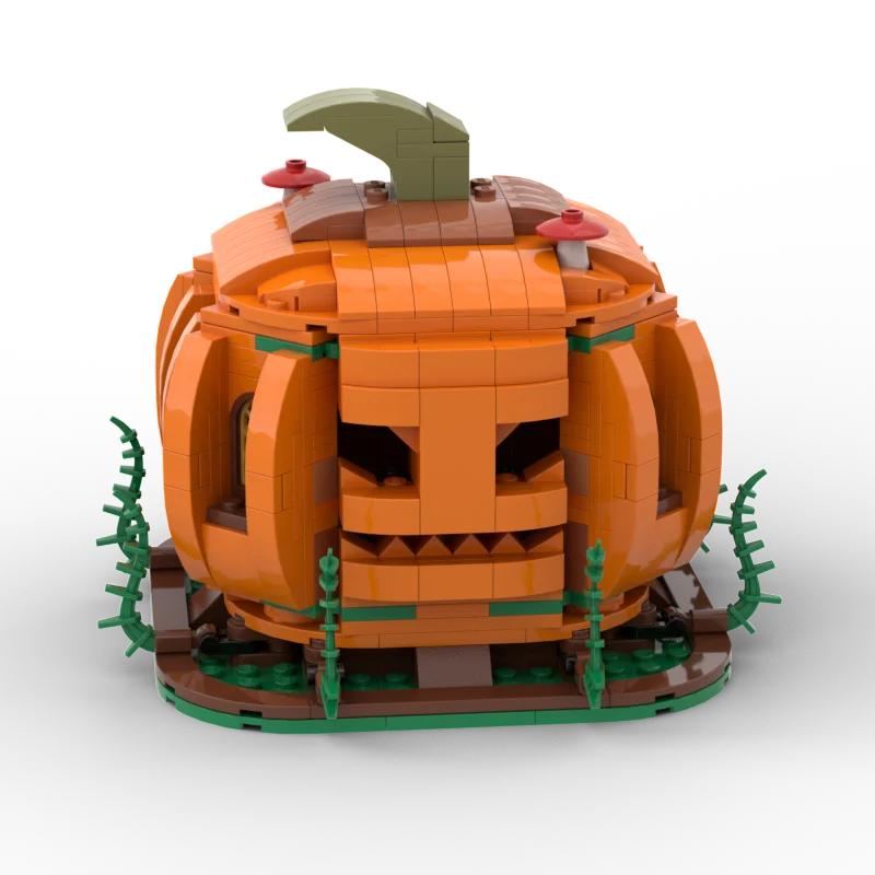 Halloween Jack Lantern Creative Pendant Pumpkin Monster Building Blocks Bricks Toys Christmas Boys and Girls Gift