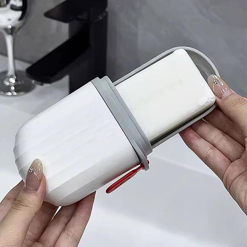 1 шт., портативная мыльница, герметичная коробка для хранения, водонепроницаемая коробка для мыла для путешествий, дома, ванной комнаты, уличная коробка для хранения, органайзер для мыльницы