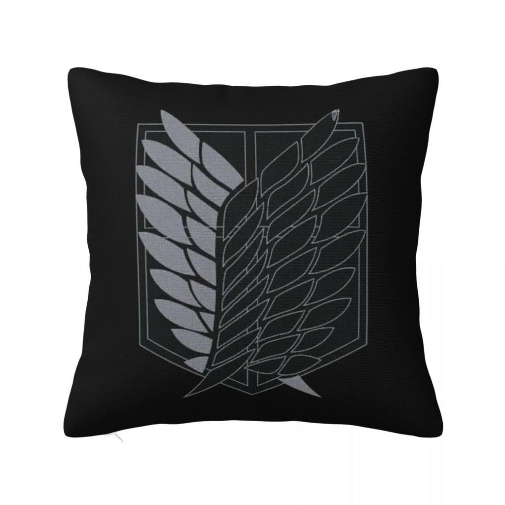 Attack On Titan Square Pillowcase Pillow Cover Polyester Cushion Decor Comfort Throw Pillow for Home Sofa