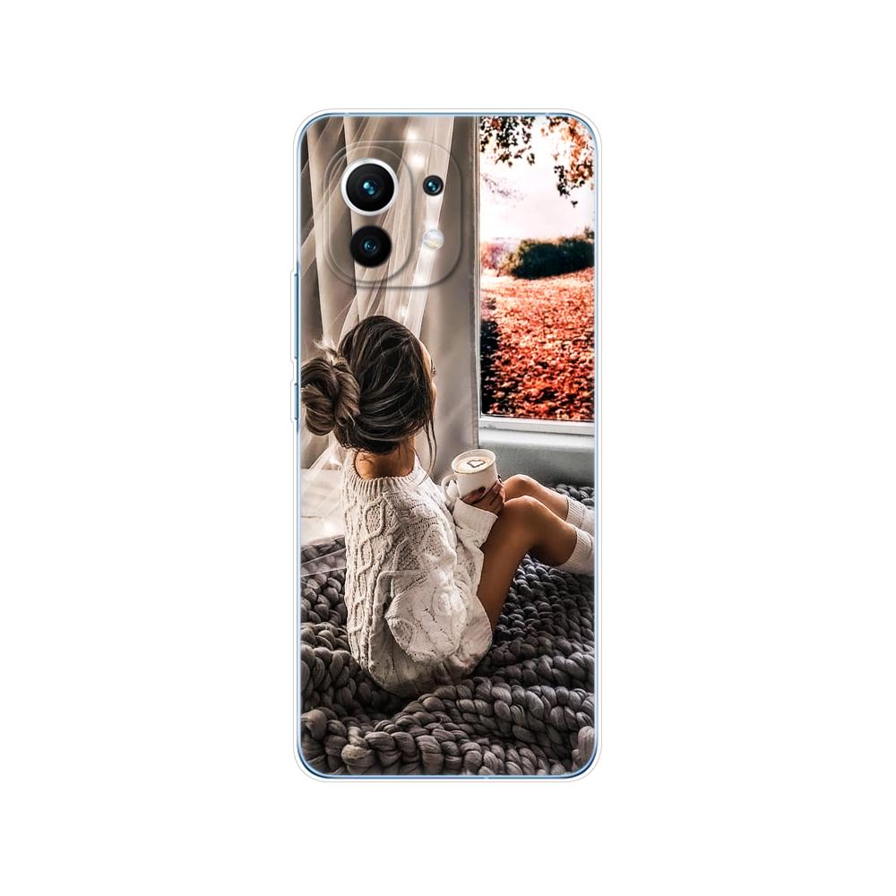 Чехол для телефона xiaomi Mi 11/Mi 11 Lite 5G NE 4G/Mi 11i/Mi 11 Ultra, задняя крышка для телефона xiaomi 11 i 11Lite Xiomi Mi11, силиконовый ТПУ