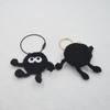 Handmade Knitted Black Carbon Cookie Keychain Ornament