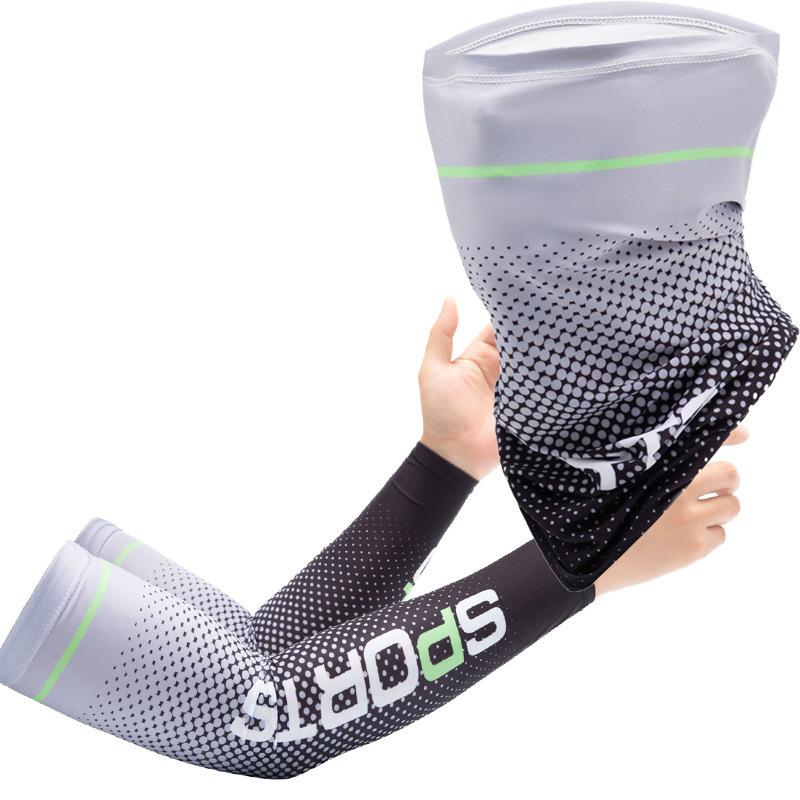 Рукава Ice Silk солнцезащитный крем манжета защита от ультрафиолета нарукавники противоскользящие мужские и женские длинные перчатки для активного отдыха на открытом воздухе велоспорт