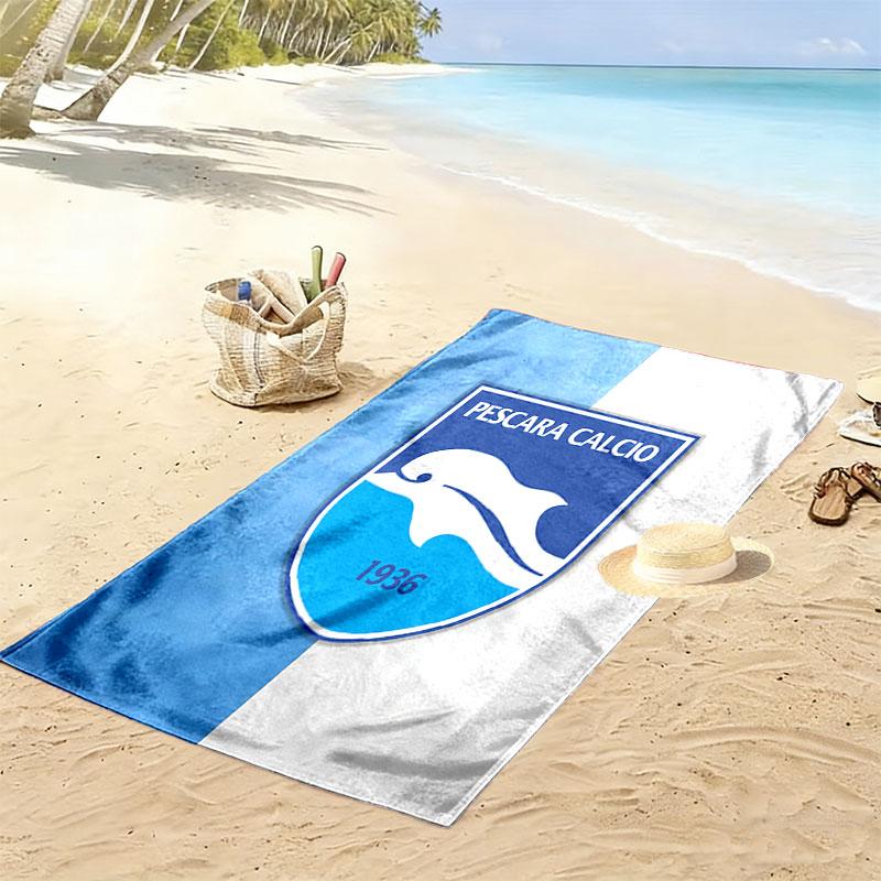 Delfino Pescara 1936 Print Beach Towel, Large Soft Quick Dry Towel for Beach Camping Swimming