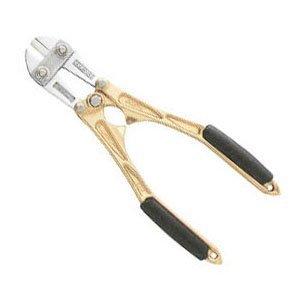 DOGYU Bolt Cutters with Stainless Steel Blade, Forged Aluminum Handle, 300mm Straight Handle, Gold, 02320