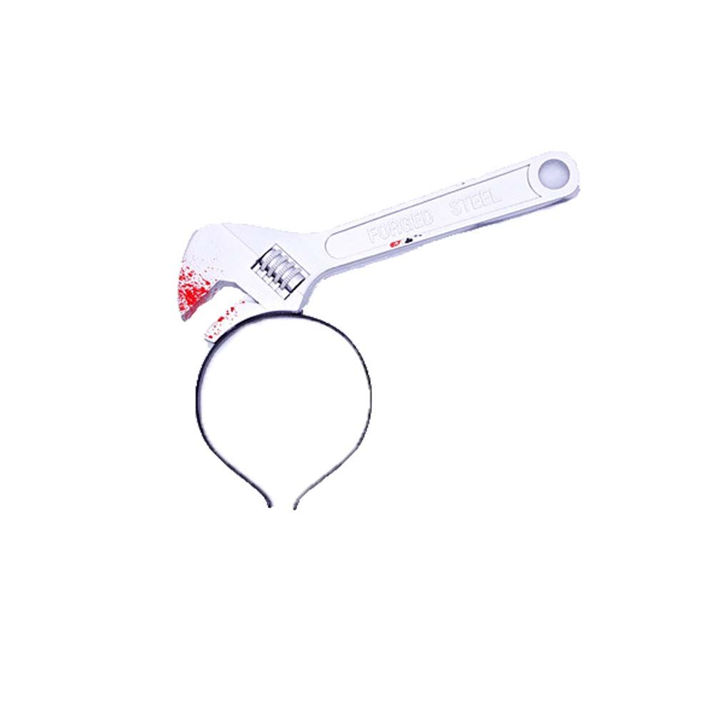 Urlaubs-Requisiten Plastiksäge Damen-Haarband Simulation Kopfschmuck Halloween-Haarband Gruseliger Haarreifen