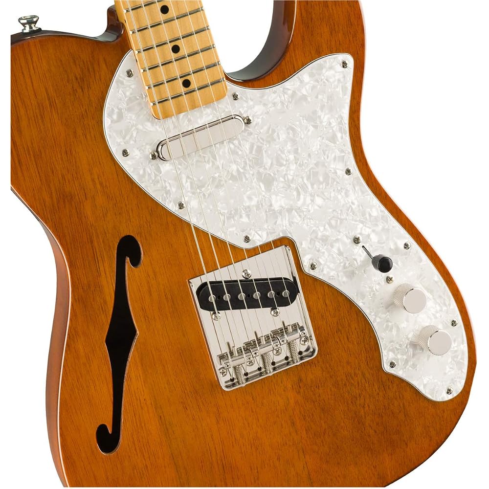 Squier by Fender Classic Vibe 60s Telecaster® Thinline, Натуральная электрогитара с мягким чехлом