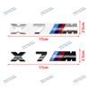 3D ABS For BMW M Logo X1 X2 X3 X4 X5 X6 X7 E84 E83 F39 F48 G01 Car Letter Rear Trunk Bumper Emblem Sticker Decal Badge Styling