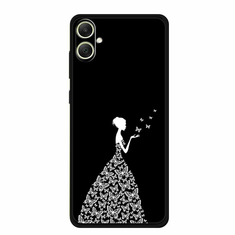 Чехол для Samsung Galaxy A07 2025 Чехол для телефона Лев Черный Силиконовый Мягкая Задняя Крышка Для Samsung Galaxy M06 F06 A05 M05 F05 A06 Чехол