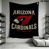 Arizona Cardinals Wall Tapestry Aesthetic Wall Hanging Printed Fabric Blanket Decorative Tapestries for Bedroom Living Room Home Decor