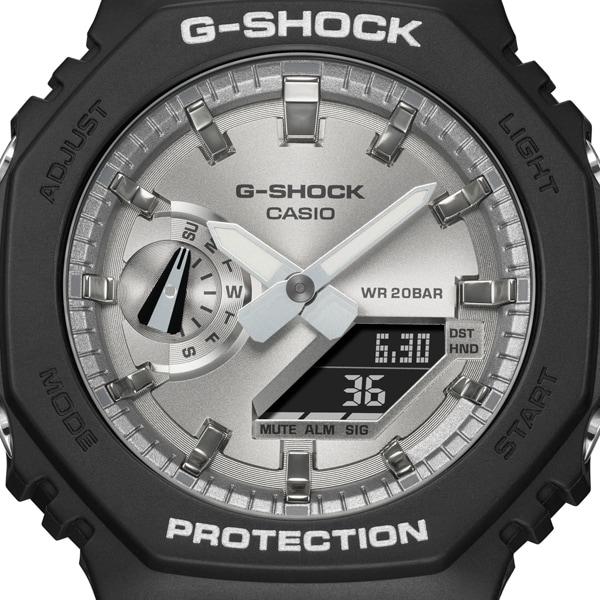 Casio Мужские часы G-SHOCK GA-2100SB-1AJF [цветная модель серии G-SHOCK GA-2100] круглые черные