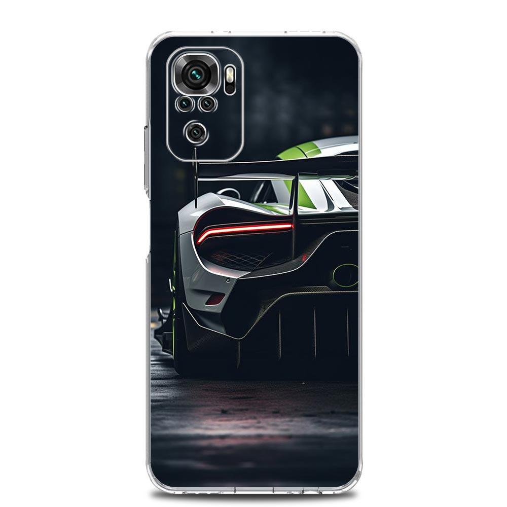 Чехол для телефона для Xiaomi Redmi Note 13 12 5G 9S 9 8 10 11 Pro Plus 4G 9T 13C 12C 10C 9C 9A 7 Pro Прозрачная крышка Супер Авто Спорт