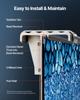 Round Pool Liner 24ft Unibead Style Pool Liner 52in Wall Height