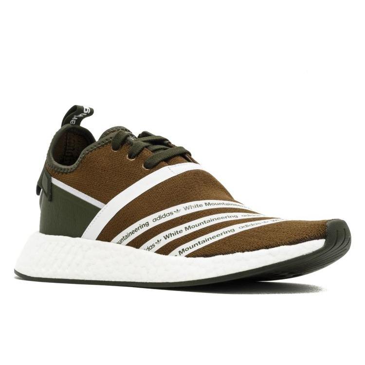 adidas Оригиналы White Mountaineering x Adidas Originals NMD_R2 Primeknit 'Оливковый' CG3649