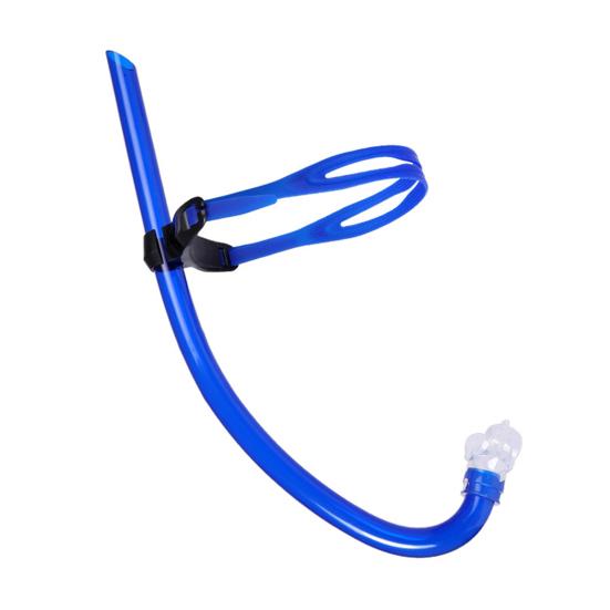 Трубка для обучения плаванию с трубкой для дайвинга, дыхательная трубка с оголовьем, жидкий силиконовый загубник, трубка для взрослых и детей