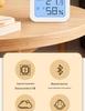 Bluetooth Термогигрометр для помещений/улицы: Настенный, Детская комната и Лазание питомцев. Настраиваемый дисплей для сухого/влажного отображения.