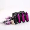 Spiked Aluminum Extended Tuner Wheels Rims Lug Nuts Racing Jdm (with logo)