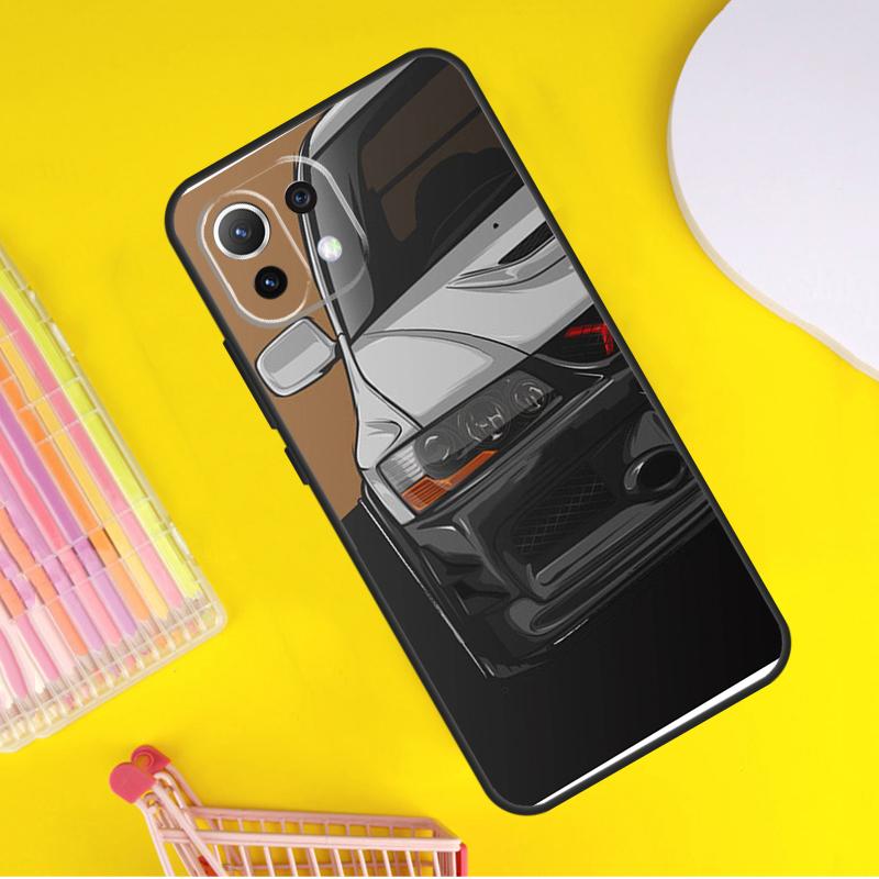 Крутой мультяшный чехол JDM для автомобиля для Xiaomi 14 Ultra 13 11T 12T 13T 14T Pro POCO X7 X6 Pro X3 X5 F3 F5 M6 F6 Pro