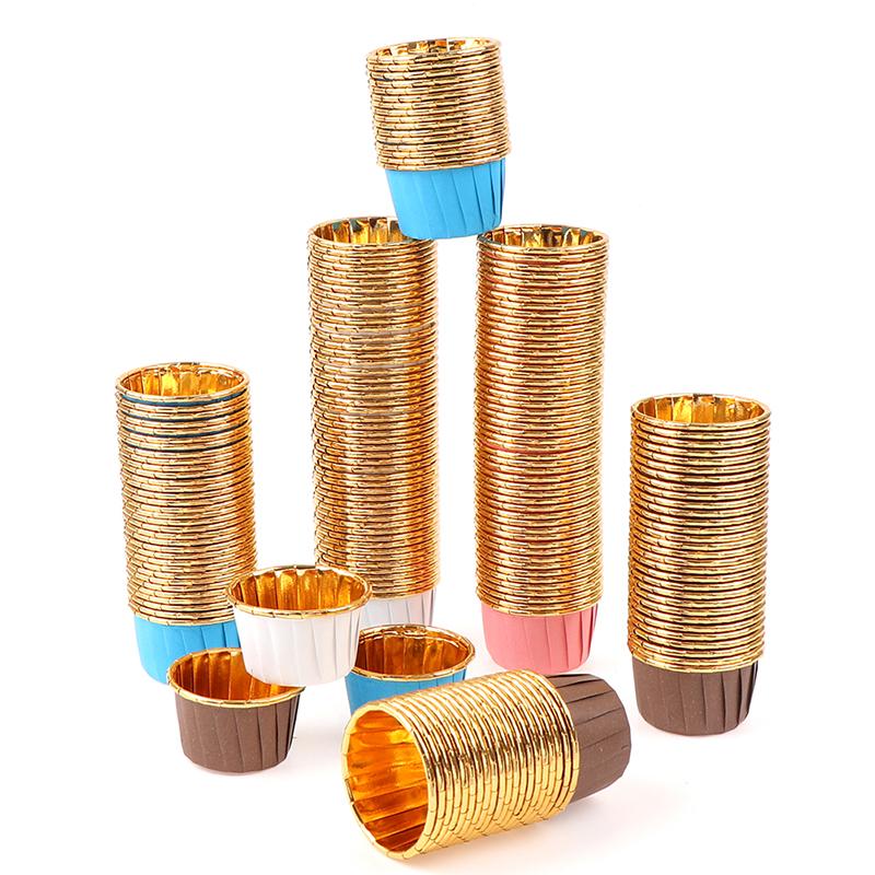 50 шт./упак. вкладыш для кексов, обертки для торта, поднос для выпечки, чехол для торта, бумажные стаканчики