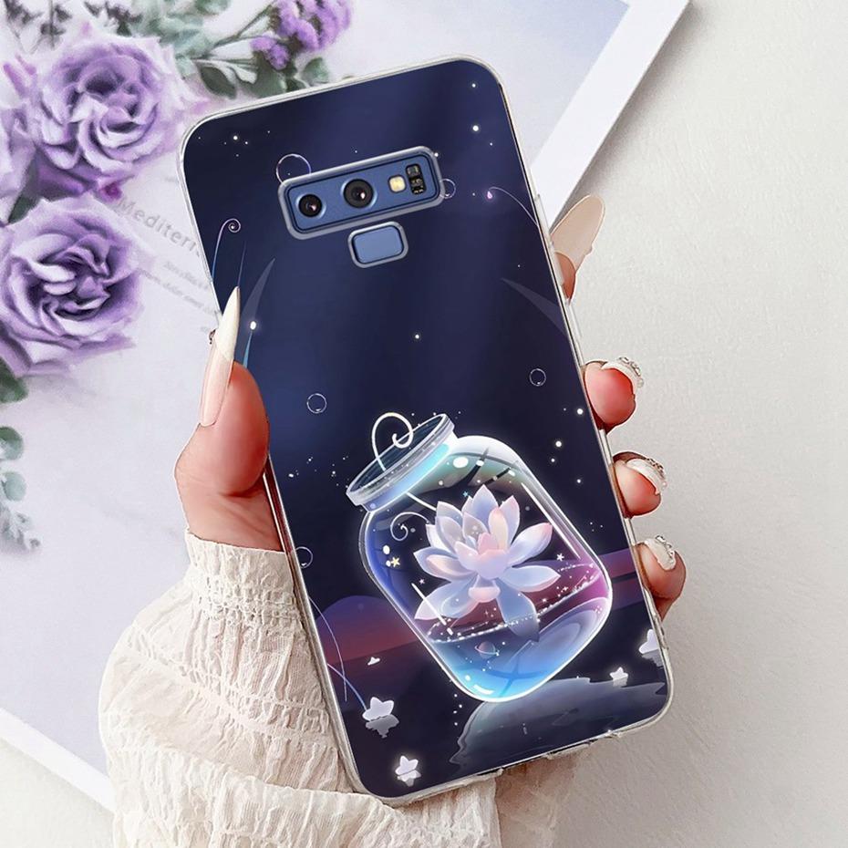 Fashion Painting Case For Samsung Galaxy Note9 Soft Silicone Phone Cases For Samsung Note 9 SM-N960F Covers Bumpers