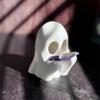 Light Up Halloween Ghosty Decors,Decorative Ghosty Figurines LED Ghosty Decors Halloween Party Decorations for Shelf