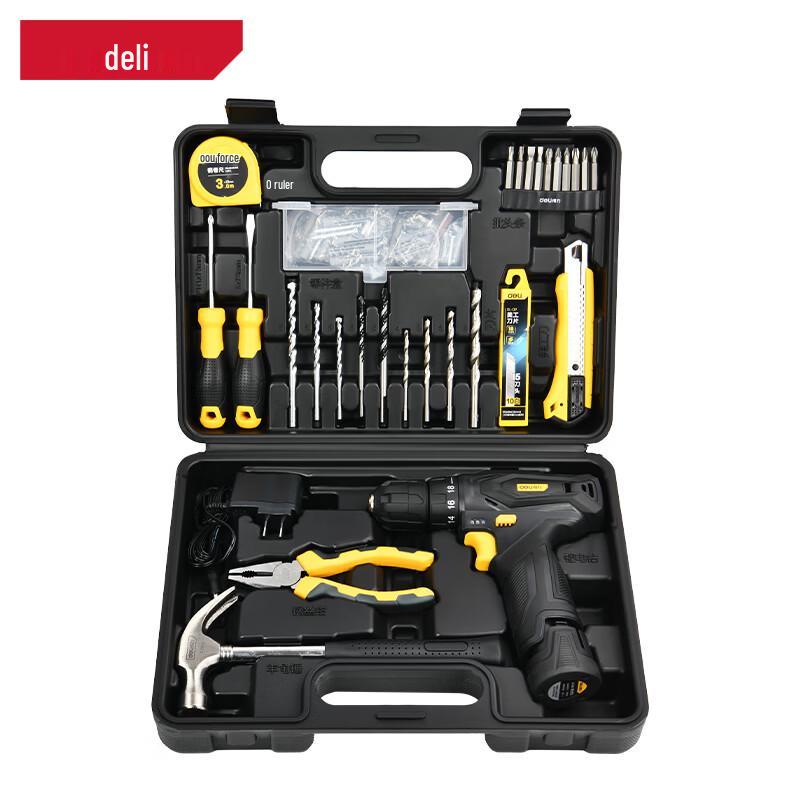 deli DL1028L Lithium Electric Drill Tool Set CN plug (adapter included)