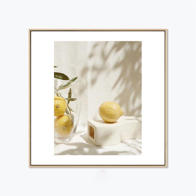 Nordic Minimalism Yellow Lemon Pictures Fruit Posters and Prints Wall Decoration Paintings for Kitchen Decor Restaurant Decor