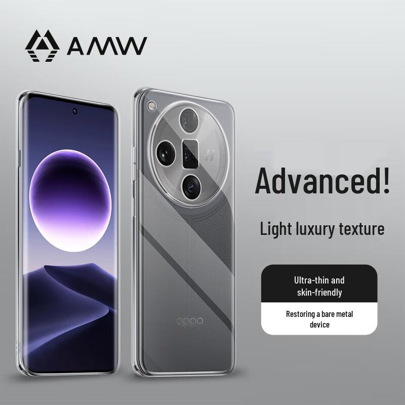 Прозрачный противоударный чехол для телефона AMW для OPPO и Realme