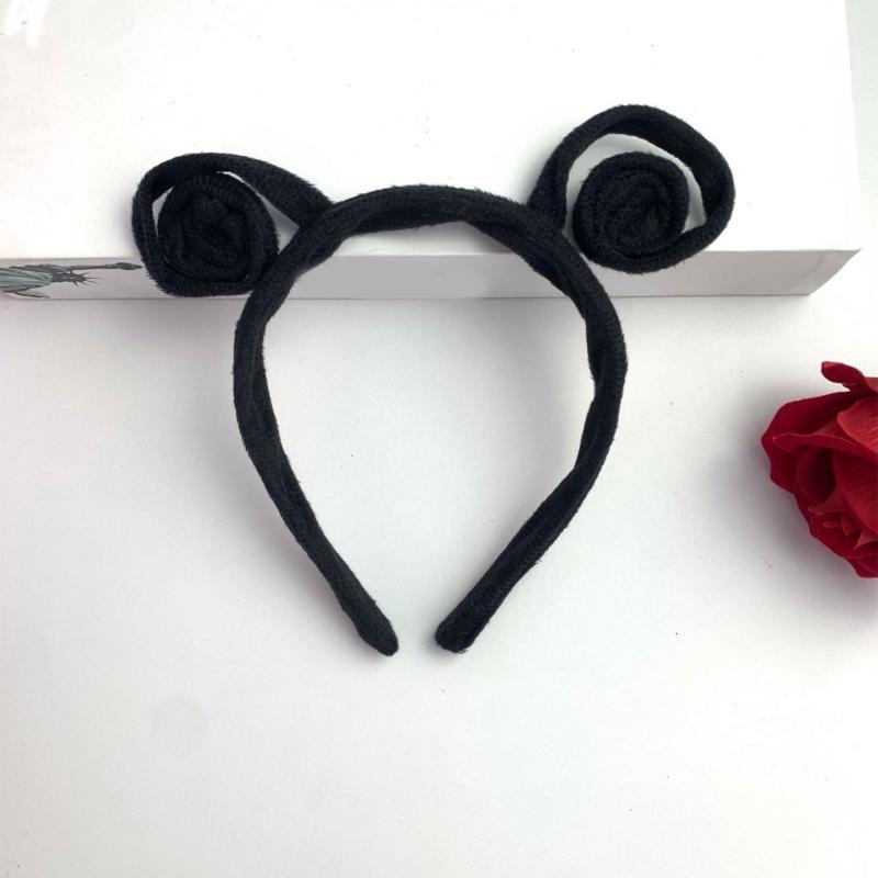 Butterfly Antenna Headband Velvet Bugs Hair Band Costume Headband for Halloween Cosplay Parties Costume Accessories