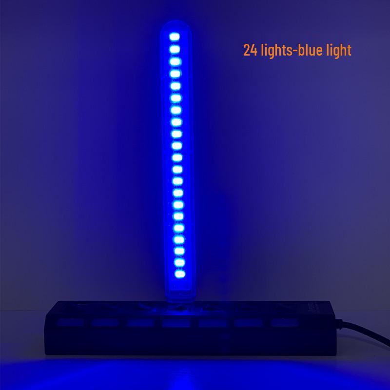 Светодиодная USB-флешка с высокой яркостью 5 В - 24 цветных светодиода, питание от USB для стола, компьютера или внешнего аккумулятора