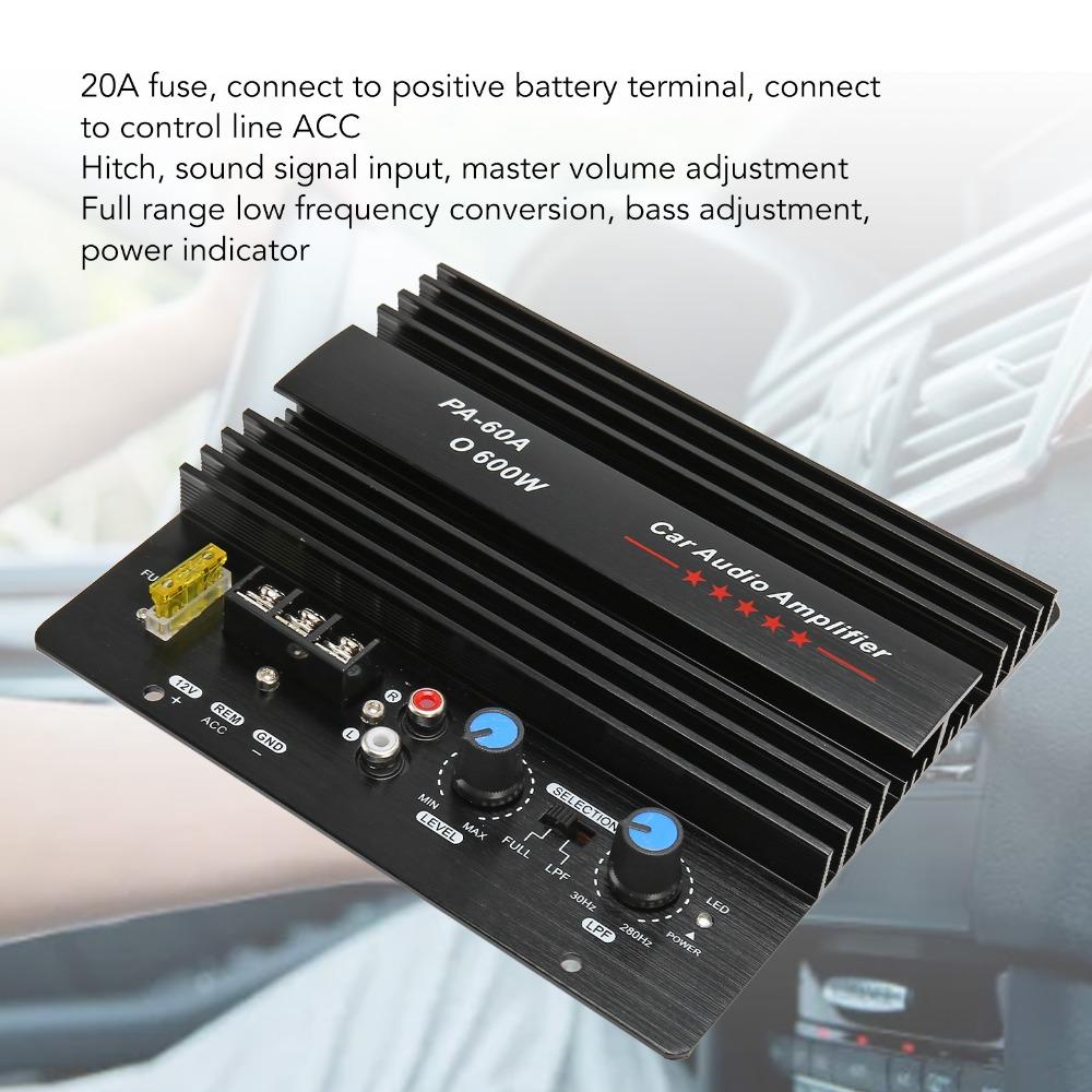 High-efficiency Heat Dissipation Car Sound Power Amplifier Board Car Sound System