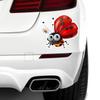 DS90#12.5x14см Милая наклейка на машину «Божья коровка» — водонепроницаемая, забавное украшение для автомобиля для мотоциклов, шлемов,
