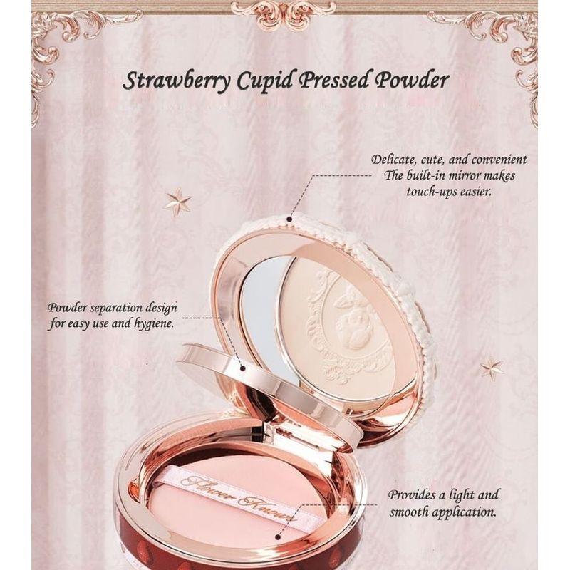 Flower Knows - Прессованная пудра "Клубничный Купидон" - 01 Мягкий лавандовый