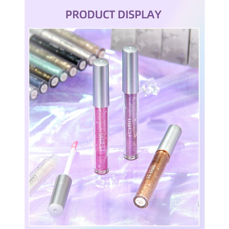 Жидкие тени для век с блестками, хайлайтер с жемчужным отливом, матовые суперблестящие одноцветные осветляющие жидкие тени для век