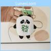 Adorable Panda Plush Keychain Cute Short Plush Doll Bag Charm Gift Item