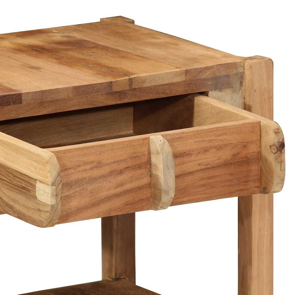Side Table Brown 43 x 32 x 46 cm Solid Upcycled Wood