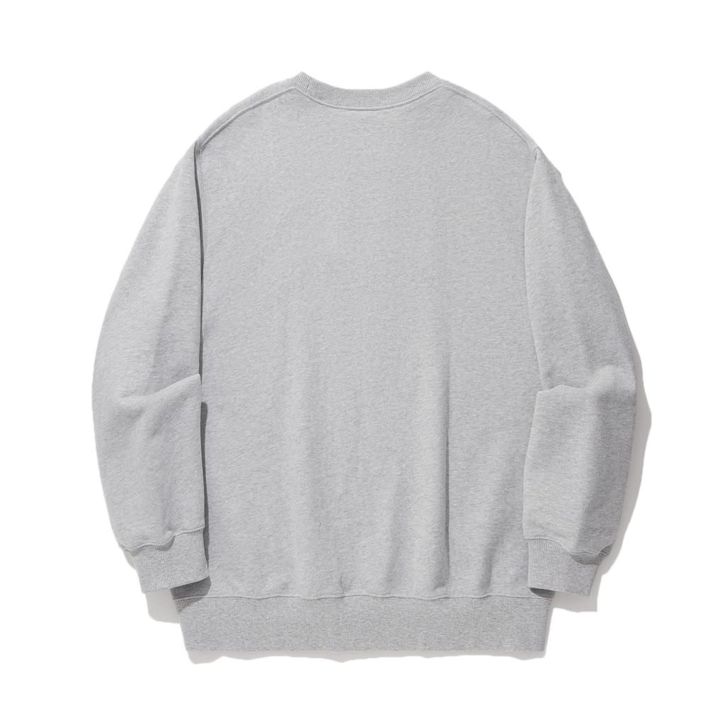 Li Ning Vital Series Sports Fashion Однотонный свитер с круглым вырезом и длинными рукавами Толстовка унисекс Светло-серая AWDU329-4