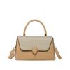 Fashion Bag Cover Contrasting Colors 2025 New Simple Casual Early Spring Foreign Style Women's Shoulder Crossbody Portable Small Square Women's Bag