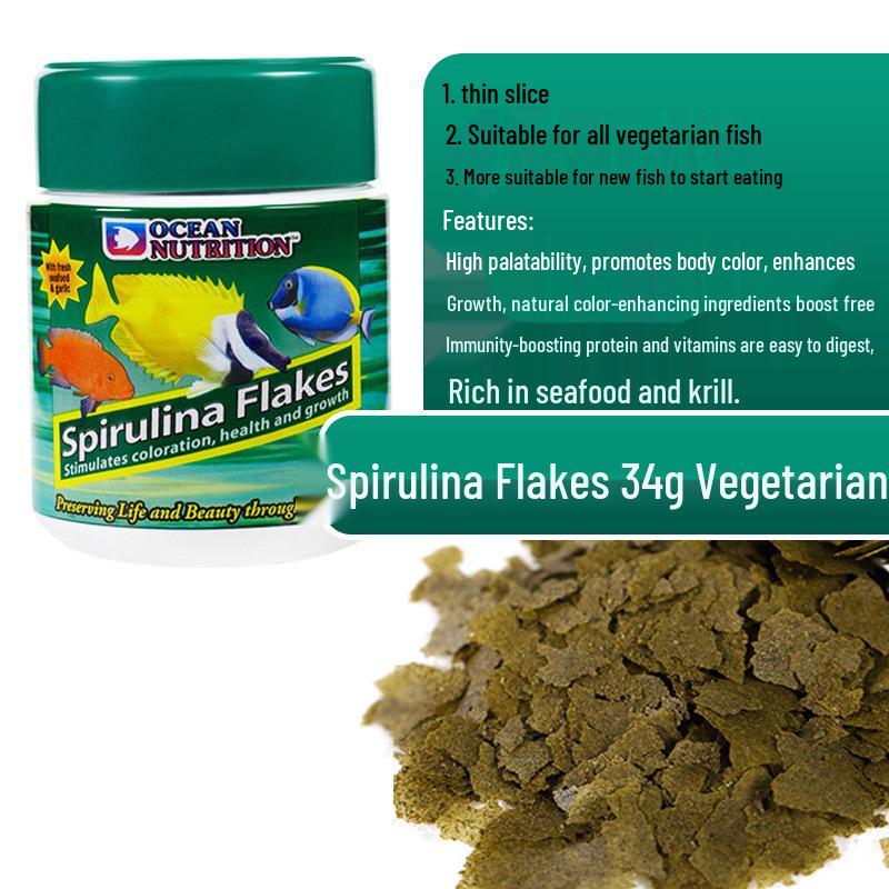 US Ocean Saltwater Fish Food: Brine Shrimp & Spirulina Flakes & Pellets