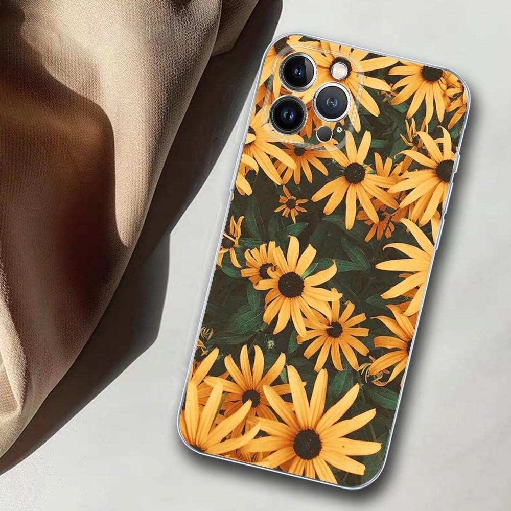 Sunflower Phone Case For iPhone 14 11 12 13 Mini Pro XS Max Cover 6 7 8 Plus X XR SE 2020 Funda Shell