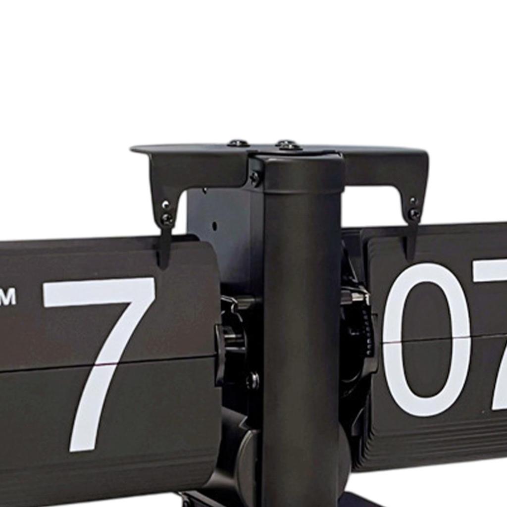 Винтажные часы с откидным циферблатом и ящиком, механические балансовые настольные часы с откидным циферблатом для гостиной