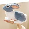 Cute Rabbit Plush Toys Simulation Wild Rabbit Dolls Stuffed Soft Cartoon Animal Pillow Nice Home Decoration Gift