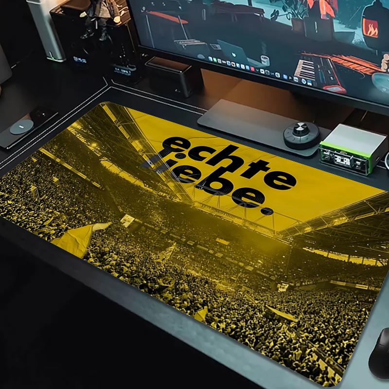 Коврик для мыши Dortmund Большой Игровой Коврик для стола Нескользящий для Ноутбука Планшета Большой Коврик для мыши XXL Коврик Мини ПК Игровой коврик с Замком по краю_XIA