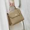 Women's Bag Summer First Layer Cowhide Single Shoulder Bag All Hand Crossbody Small Square Bag