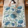 abstract bohemian Eccentric boho soft warm plush blanket for dormitory sofa living room pet hogar bedroom gift nap home Flannel
